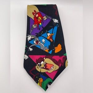 Picasso Hand Made Looney Tunes Character Tie